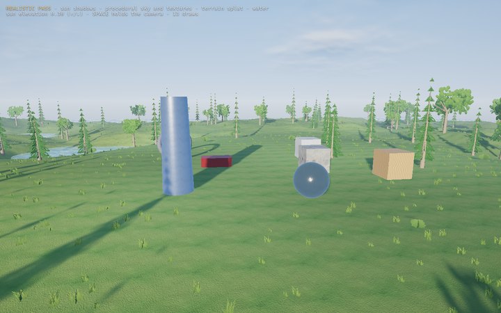 Realistic renderer showcase